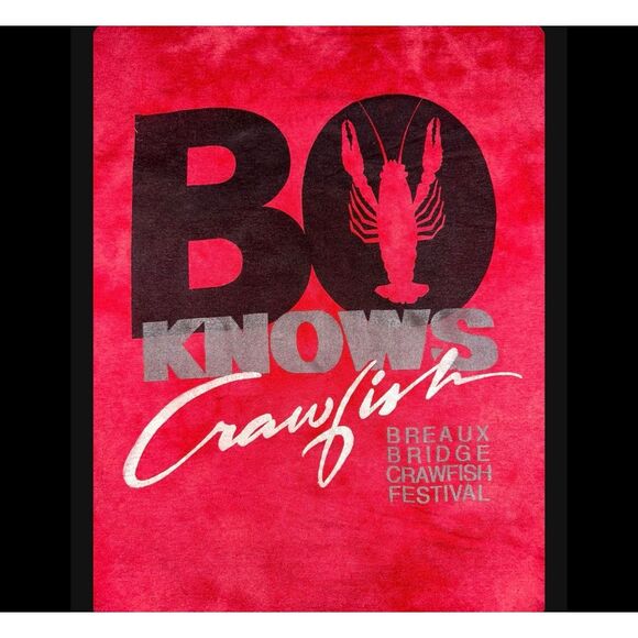 Vintage Bo Knows Crawfish Tie-Dye Tee - Picture 3 of 3